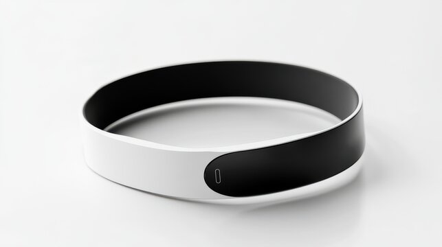 High-tech wearable technology with a sleek, minimalist design