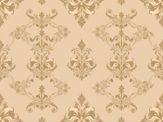 abstract luxury art deco seamless pattern with geometric damask texture, vintage, background
