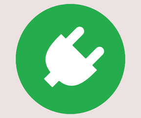 Connected Plug icons and logo , Computers, Mobile, Hardware icons