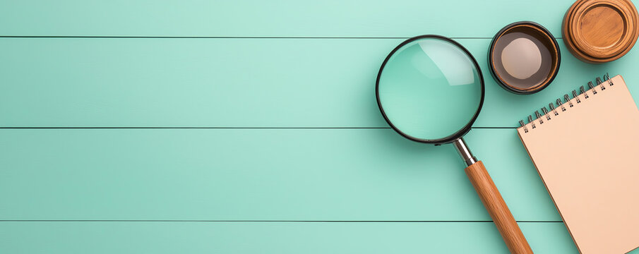 Magnifying glass over personality traits on candidate profile, HR recruiter's approach to holistic hiring