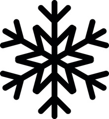 Stylized Snowflake Graphic Design. Snowflake vector illustration