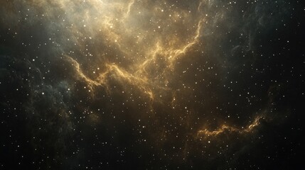 Obraz premium Stunning view of stars constellations and the Milky Way surrounded by cloud like fog in the vastness of space Captivating cosmic scene and deep darkness