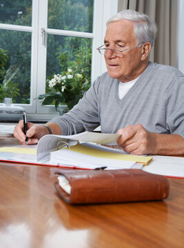 Man Paying Bills