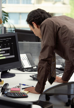 Businessman in Office