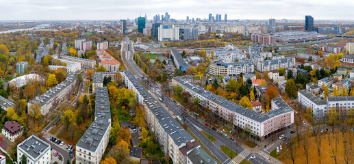 Warszawa, Żoliborz, widok z lotu ptaka  © hunter76
