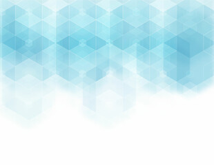 Abstract blue winter cold mosaic - vector circles background with copy space. Eps10