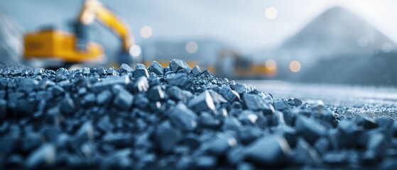 Workers Processing Minerals in Automated Environment