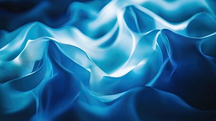 Fototapeta premium Abstract blue background with unique depth of field creates a visually striking atmosphere, perfect for various design needs. The abstract blue background offers versatility with ample copy space.