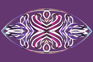  Luxurious batik flower line art pattern of indonesian culture traditional background