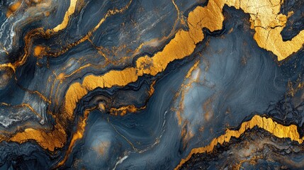 Obraz premium Elegant luxury marble background with an exquisite marble texture that highlights an abstract appearance adorned with stunning golden veins, perfect for design use and with ample copy space.