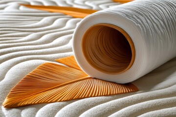 Minimalist design of a feather quill with fine lines, capturing the elegance of traditional craftsmanship in a simple style, symbolizing artistry and refinement