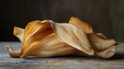 Peeled husks revealing the contents inside