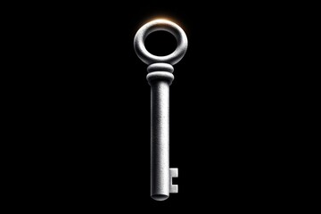 Simple outline of a jail cell door with a single keyhole, representing the concept of restriction and control in minimalist form, symbolizing confinement and simplicity