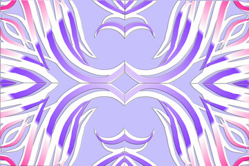 colourful Luxurious batik flower line art pattern of indonesian culture traditional background