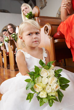 Angry Flower Girl
