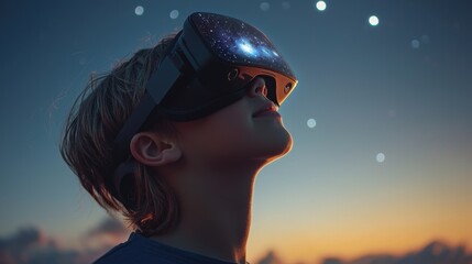 A night sky observation event where people use AR glasses to see star constellations and planets with data overlays in real-time. The experience merges astronomy with tech, enhancing stargazing 