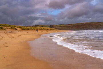 Melvich Beach on the NC500 north coast scotland