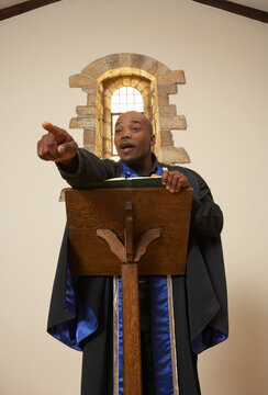 Minister Preaching