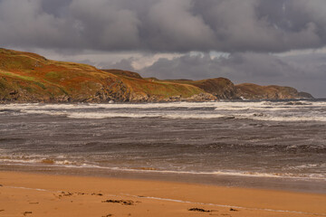 Melvich Beach on the NC500 north coast scotland