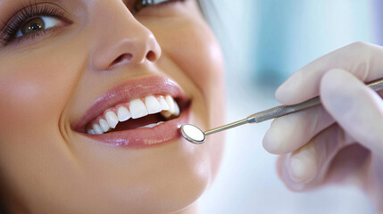 Fototapeta premium Dentist and patient