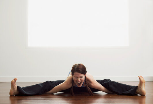 Woman Stretching