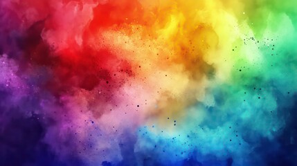 A vibrant watercolor background showcasing a spectrum of colors blending harmoniously.