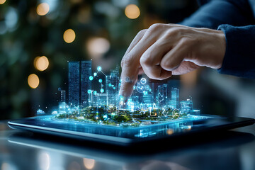 Interactive urban ecosystem simulation exploring real-time data and insights for sustainable city development