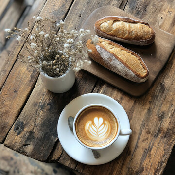 coffee and breads