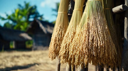 Rice Drying in the Sun