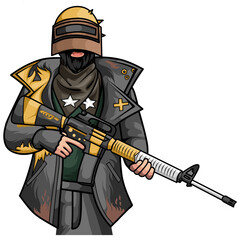 Pubg Mascot Techboy png cartoon character