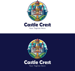Castle mascot logo
