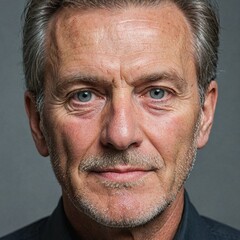 Obraz premium Stunning high resolution photos of a mature man who has not lost the mischievous glint in his eyes. Emotions