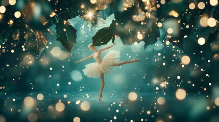 Ballerina Shaped Christmas Ornament