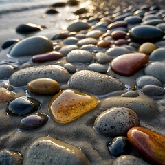 stones on the beach