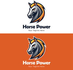 Horse Mascot Logo