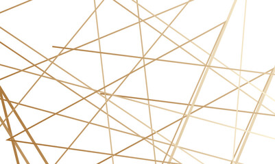 Obraz premium Luxury random golden line background.