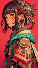 Fototapeta premium アニメスタイル japanese anime style