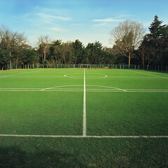 Obraz premium Soccer field