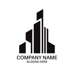 Real estate logo design icon