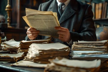 A Scholar's Haven: Delving into Historical Documents