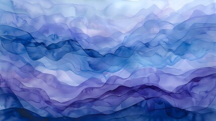 Flowing abstract watercolor wave texture in gentle colors, ideal for artistic and serene backgrounds