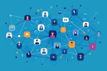 Connected People A Network of Digital Communication and Teamwork