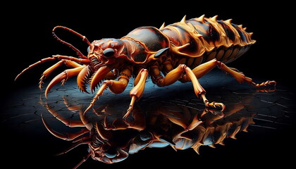 Scary Poisonous Insect - Most Dangerous Animal with Venomous Bites - Black & Yello