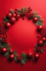 elegant Christmas decorations with gold and white ornaments on beige background