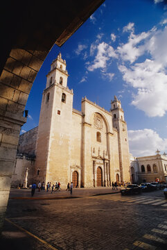 Cathedral of Merida in Yucatan, Mexico; Merida, Yucatan, Mexico
