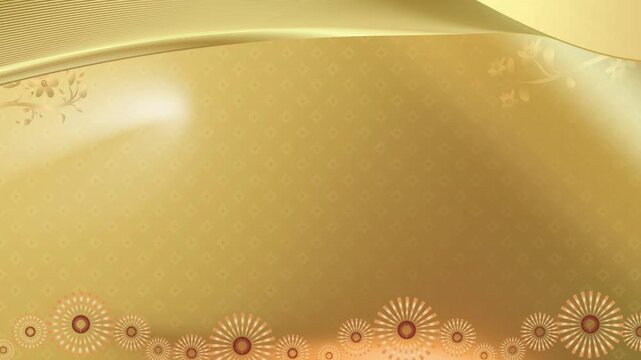 Animated sparkling gold background for video
