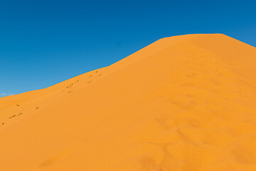 Dunas del desierto de Merzouga en Marruecos