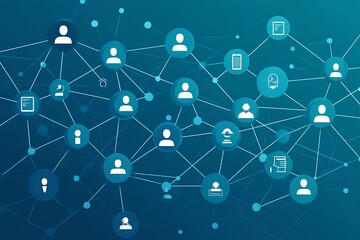 Connected People, Shared Information  A Network Visualization