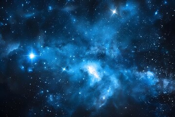 Fototapeta premium Stunning Cosmic Landscape: A Glimpse into the Depths of Space