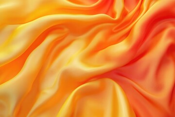 Fototapeta premium Natural orange and yellow background made of fabric material